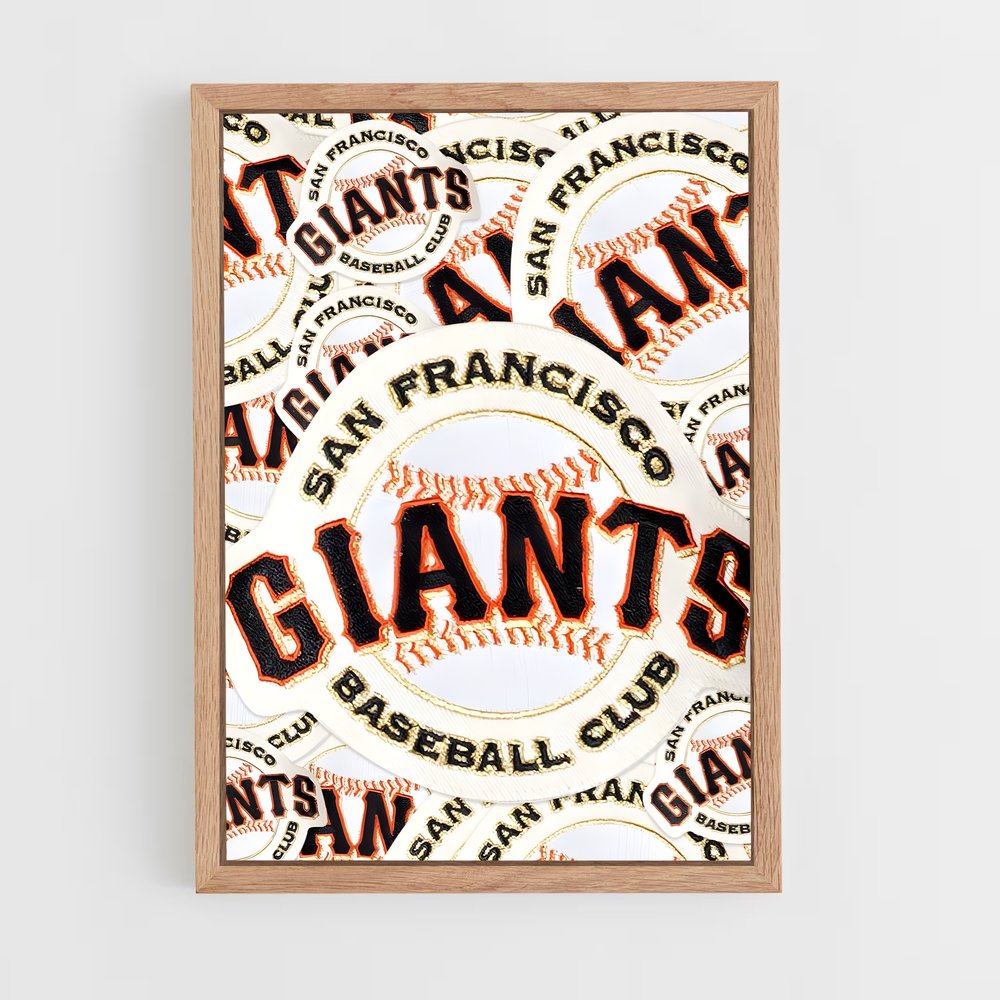 Poster Giants Nation – affiche Baseball (vue 4)